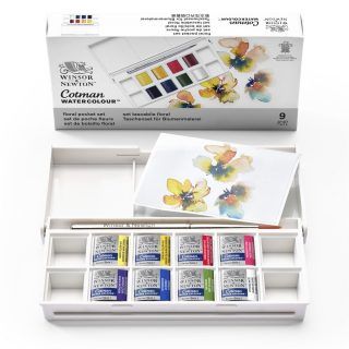 more colours. $24.69 Dioxazine Purple, Travel Brush, Sap Green, Cadmium Yellow, Floral Words, Winsor And Newton Watercolor, Watercolor Paint Set, Albrecht Durer, Floral Pocket