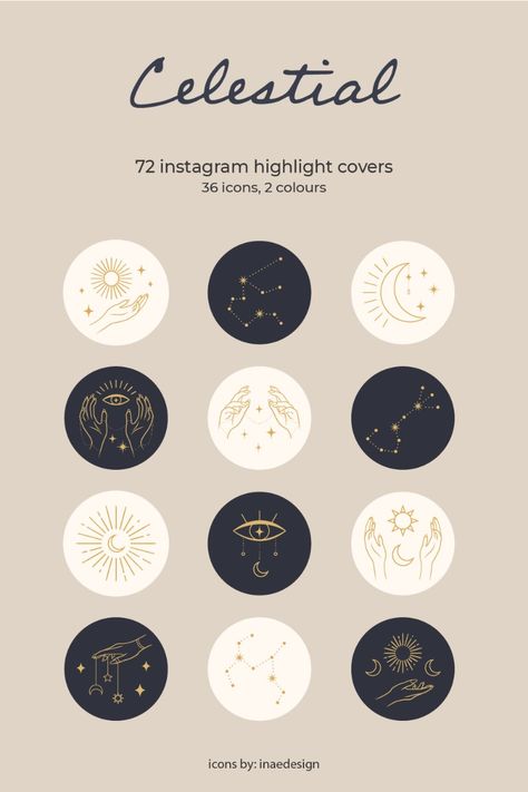 Spiritual Icons Instagram, Astrology App Design, Astrology Logo, Astrology Icons, Celestial Icons, Purple Goddess, Zodiac Illustration, Icon Set Design, Hand Drawn Icons