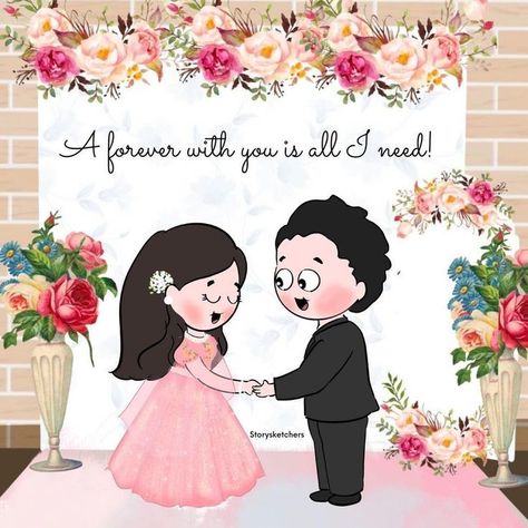 Cartoon Love Quotes, Marriage Rules, Wedding Couple Cartoon, Mail Art Envelopes, Doodle Quotes, Delhi Wedding, Fashion Poster Design, Real Love Quotes, Disney Princess Movies