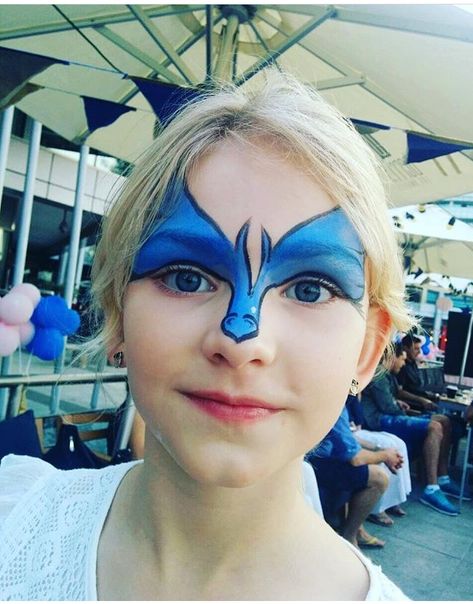 blue dragon face paint Dragon Face Paint Easy, Face Paint Dragon, Dragon Face Paint, Paint Dragon, Face Paint Easy, Dragon Face Painting, Painting Dragon, Paint Easy, Dragon Face