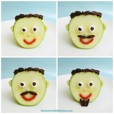 Apple, Mini-marshmallow, Strawberry, Raisins, Peanut Butter and Apple Pieces Cooking Theme Preschool, Food For Children, Cooking Theme, Feeding Therapy, Food Ideas For Kids, Fun Food Ideas, Fruit Snack, Easy Veggie, Fun Kitchen