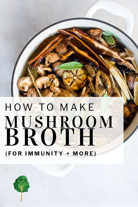 Mushroom Stew, Mushroom Broth, Soup Broth, Reishi Mushroom, Broth Recipes, Bone Broth, Mushroom Recipes, Food App, Food Waste