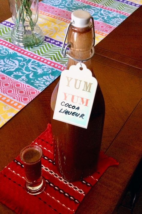 This easy chocolate liqueur recipe is an old family treasure that is made with cocoa powder. Perfect gift for the holidays and inexpensive.#chocolate #chocolateliqueur #homemade #liqueur #cocoapowder #easyrecipes #spirits #alcohol Sugar Substitutes For Baking, Chocolate Tequila, Homemade Liqueur Recipes, Diy Extracts, Liqueur Drinks, Liquor Recipes, Godiva Chocolate, Liqueurs Recipes, Holiday Chocolate