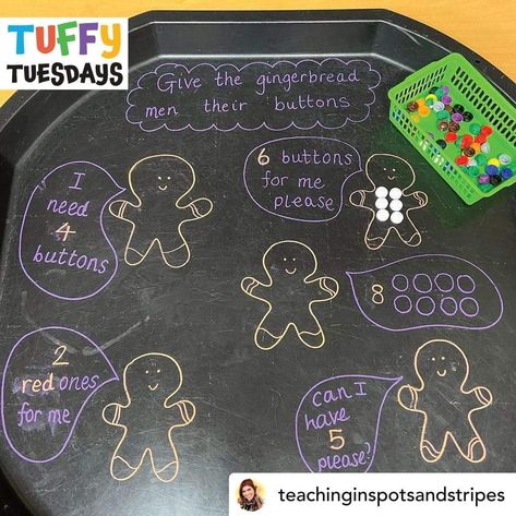 Gingerbread Man Math, Gingerbread Man Unit, Tuff Tray Ideas Toddlers, Maths Eyfs, Christmas Crafts Diy Decoration, Preschool Color Activities, Gingerbread Man Activities, Christmas Math Activities, Gingerbread Activities