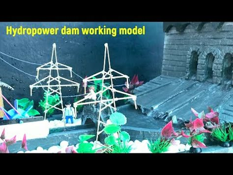 Hydro power dam working model for science exhibition | Hydroelectric dam model for school projects - YouTube Projects For Science Fair, Dam Project Model, Hydroelectric Power Plant Model, Still Models For Science Fair, Hydroelectricity Working Model, Physics Exhibition Ideas, Physic Project Ideas, Chemistry Working Models, Ideas For School Exhibition