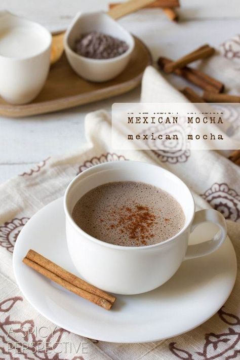 Mexican Mocha Recipe - A Spicy Perspective Mexican Mocha Recipe, Mocha Mix Recipe, Mexican Mocha, Fall Coffee Drinks, Baking Lessons, Mocha Recipe, Mexican Coffee, Recipe Mexican, A Spicy Perspective