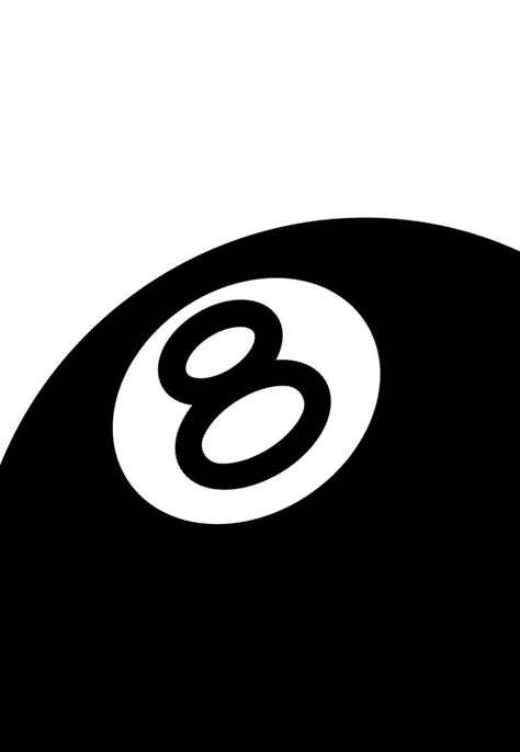 Stussy Poster Design, 8ball Poster, Stussy 8 Ball Logo, Black N White Posters, 8ball Wallpaper, 8ball Aesthetic, 8 Ball Drawing, 8 Ball Stussy, 8 Ball Wallpaper