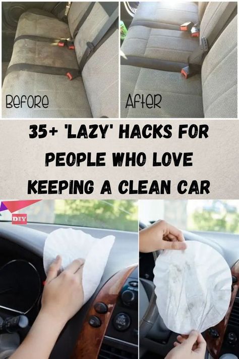 Diy Car Cleaning, Car Life Hacks, Car Care Tips, Car Kits, Car Tips, Cleaning Car Interior, Clean Car, Easy Cleaning Hacks, Car Cleaner