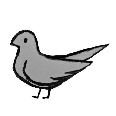 Pigeon Art Drawing, Tiny Bird Drawing, Bird Doodles Simple, Bird Sketch Easy, Small Bird Drawing, Bird Drawing Simple, Little Bird Drawing, Bird Drawing Tutorial, Easy Bird Drawing