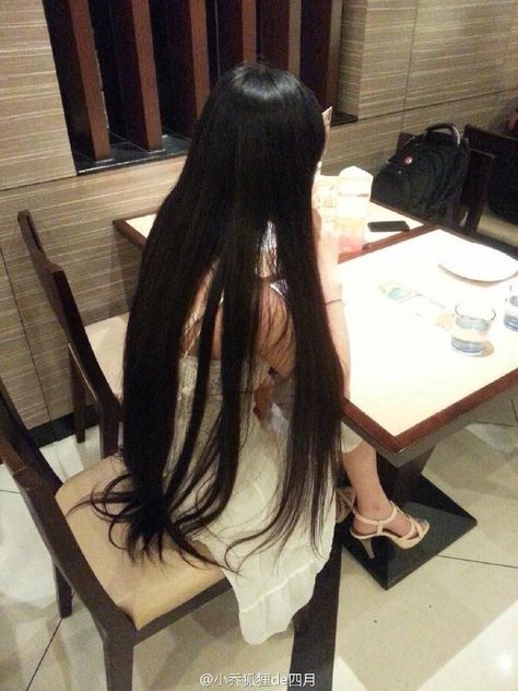 Hair Motivation, Long Silky Hair, Jet Black Hair, Visual Board, Long Black Hair, Very Long Hair, Beautiful Long Hair, Silky Hair, Dream Hair