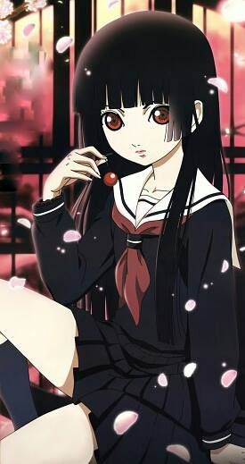 An Anime, Red, Hair, Anime, Black