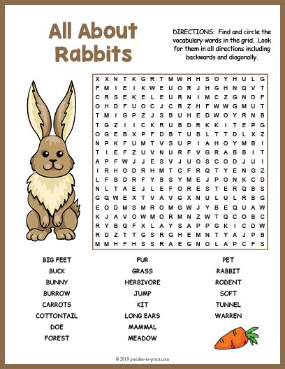 Free Printable All About Rabbits Cookbook Fundraiser, Superhero Printables, Kids Programs, Kids Word Search, Alcohol Awareness, Word Search Puzzles Printables, Free Printable Word Searches, Free Printable Puzzles, All About Rabbits