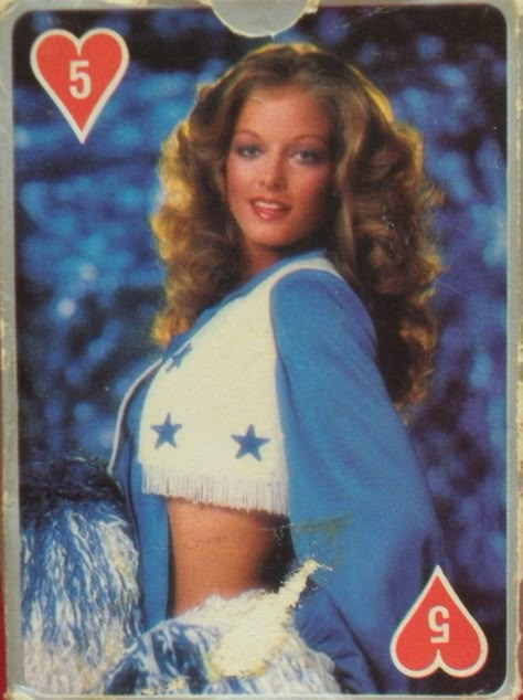 1980 set of Dallas Cowboys Cheerleaders playing cards pack cover. Judy Trammell, Playing Cards Vintage, Cheerleader Uniforms, Cowboys Pictures, Dallas Cheerleaders, Dallas Cowboys Pictures, Cheerleader Outfit, Cowboy Cheerleaders, Dakota And Elle Fanning