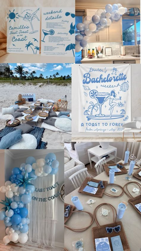 Bachelorette Goodies, Bachelorette Inspo, Charleston Bachelorette, Last Toast On The Coast, Toast On The Coast, Jasmine Wedding, Bachelorette Party Weekend, Bachelorette Party Beach, Bachelorette Party Planning