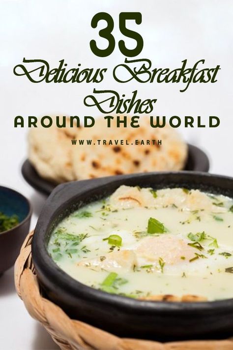 While breakfast around the world may not be the rich, heavy meals they once were, they are still an important way of getting your day started off right. To explore this, here are 35 delicious breakfast dishes around the world: Unique Healthy Breakfast, Breakfast Recipes Around The World, Breakfast From Around The World, Breakfast International, Breakfast Food Ideas, Dishes Around The World, Heavy Meals, European Breakfast, Breakfast Around The World