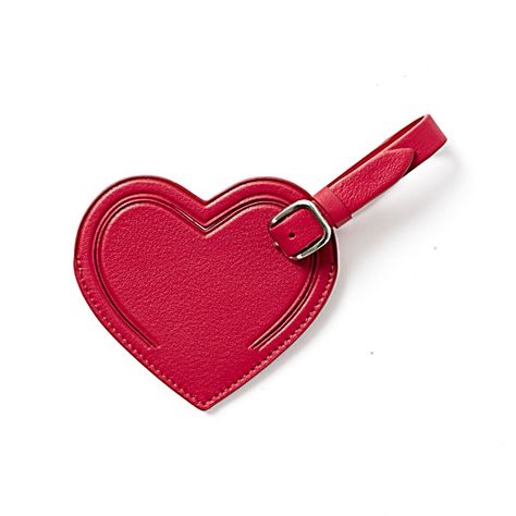 Red Small Heart Luggage Tag from Leatherology Dark Red Heart, Apple Leather, Distance Relationship Gifts, Leather Luggage Tag, Long Distance Relationship Gifts, Leather Anniversary, Relationship Gifts, Leather Luggage Tags, 3d Heart