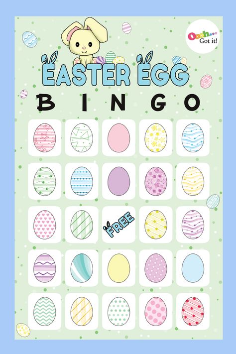 A cute Easter Bingo game comes with 30 different kid-friendly card designs, making it ideal for an Easter Egg Hunt or spring party, as well as entertaining for all ages at any family gathering. Bingo Design, Spring Kids Activities, Easter Bingo, Ages And Stages, Easter Games, Spring Family, Handprint Crafts, Printable Activities For Kids, Spring Party