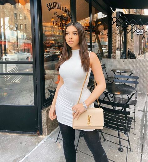 Naked Wardrobe on Instagram: “The MINI you need in your wardrobe. 😻 @amandadiaz” Amanda Diaz, Smiling Cat, Naked Wardrobe, Coach Dinky Crossbody, Graduation Dress, White Dress, Wardrobe, Photography, On Instagram