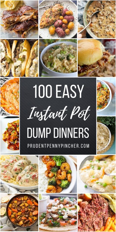 Dump And Go Instant Pot Recipes Chicken, Dump And Go Instapot Dinners, Instant Pot Recipes For 2 People, Dump Instapot Recipes, Slow Cook Instant Pot Recipes, Easy Fall Instant Pot Recipes, Instant Pot Recipes For One, Dump Dinners Instant Pot, Fall Dinner Recipes Instant Pot