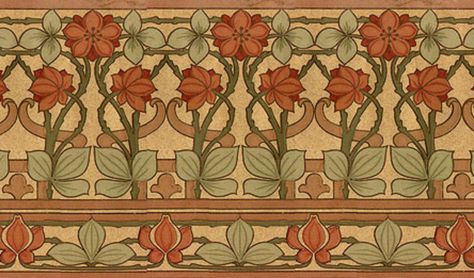 Old Rose Aesthetic, Castle Bedrooms, Craftsman Wallpaper, Craftsman Rugs, Craftsman Dining Room, Gothic Revival House, Arts And Crafts Wallpaper, Orange Quotes, Motifs Art Nouveau