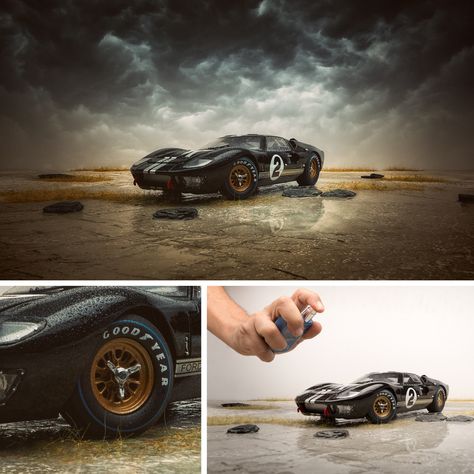 Shelby GT40 MKII - Felix Hernandez on Fstoppers Starway To Heaven, Felix Hernandez, Practical Effects, Forced Perspective, Miniature Photography, Photo Grid, X Wing, Photography Gear, Foto Art