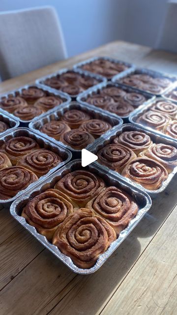 Bakes By Rosie MKE on Instagram: "It’s giving ✨deliciousness on-demand✨

These Take & Bake Cinnamon Rolls can be frozen for up to 3 months and will taste freshly baked after just 20 minutes in the oven, anytime the craving hits 🙌🏼

Keep an eye out for my next pop-up sale! 

Orders open next week 💛

Recipe Credit: @home_sweet_home_baker 

#homebaker #cinnamonrolls #milwaukee #mke" Bake Cinnamon Rolls, Bake Sale, Freshly Baked, Cinnamon Rolls, The Oven, Next Week, 3 Months, Milwaukee, Pop Up