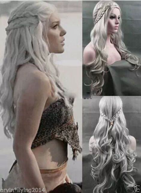 Game Of Thrones Braids, African American Women Hairstyles, Grey Hair Wig, Game Of Thrones Cosplay, Side Braid Hairstyles, Dragon Princess, Gra O Tron, Cosplay Hair, Trending Hairstyles