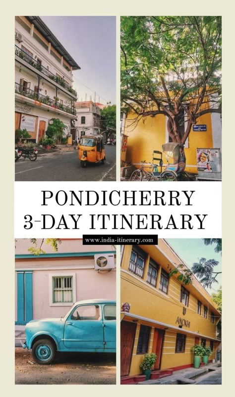 Pondicherry Travel Guide, Pondicherry Itinerary, Pondicherry Travel, Girls Trip Destinations, India Itinerary, Pondicherry India, Travel India Beautiful Places, India Vacation, Jaipur Travel