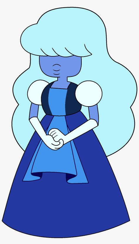 Steven Universe Png, Sapphire Su, Blue Cartoon Character, Sapphire Steven Universe, Blue Diamond Steven Universe, Steven Universe Diamond, Greg Universe, A Cartoon Character, Steven Universe Drawing