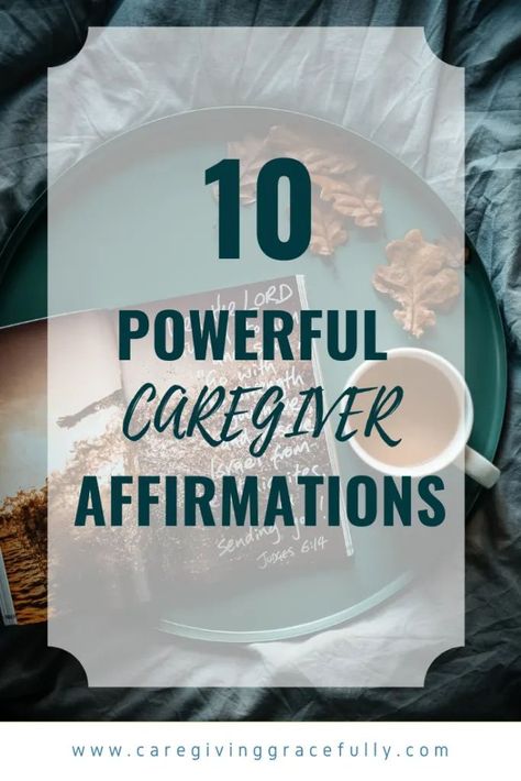 10 Powerful Caregiver Affirmations with biblical scriptures to encourage and inspire caregivers and combat caregiver burnout and stress. #caregiverinspiration #bible #affirmations Caregiver Affirmations, Emotional Drained, Prayer For Caregivers, Quotes For Caregivers, Personal Care Assistant, Signs Of Burnout, Bible Affirmations, Being A Caregiver, Care Assistant