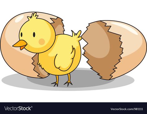 Egg Vector, Hatching Chicks, Royalty Free Clipart, Free Clipart Images, Baby Chickens, Dinosaur Coloring Pages, Illustration Photo, Dinosaur Coloring, Baby Dinosaurs