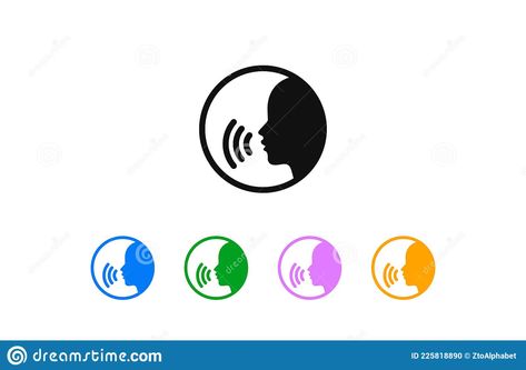 Talking Silhouette, Speak Logo, Sign Design, Design Illustration, Stock Illustration, Stock Vector, Vector Illustration, Clip Art, ? Logo