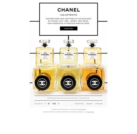 CHANEL newsletter Chanel Newsletter, Email Header, Shopping Mall Design, Newsletter Inspiration, Ball Room, Mall Design, Luxury Cosmetics, Promotional Design, Email Design