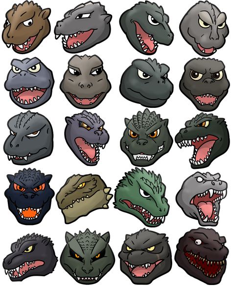 Godzilla Icons by Knazgle Godzilla Pfp, Godzilla Birthday Party, Godzilla Tattoo, Godzilla Birthday, Godzilla Funny, Godzilla 2, Kong Godzilla, Godzilla Comics, Godzilla 2014