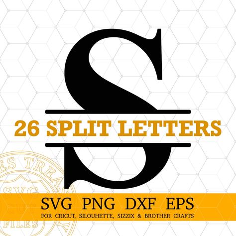 Roman Letters, Silhouette Fonts, Cricut Monogram, Font Letters, Split Monogram, Monogram Shirts, Name Letters, Monogram Alphabet, Cricut Fonts