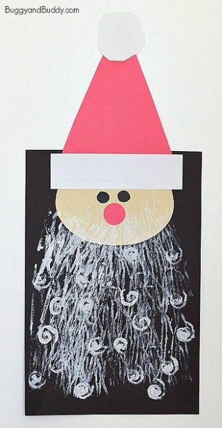 Toddler Christmas Crafts - Life With My Littles Santa Craft For Kids, Santa Claus Crafts, Santa Craft, Candy Cane Crafts, Easy Christmas Craft, Christmas Preschool, Christmas Art Projects, Reindeer Craft, Christmas Crafts For Toddlers