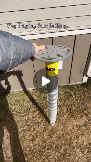 Montana Ground Screw on Instagram: "A ground screw puts your projects on solid footing. Ground screws are a 1-1 replacement for traditional concrete footings. If your 2024 plans include construction of any kind, you want to know about the ground screw. Learn more at MontanaGroundScrew.com - link in bio." Concrete Footings, Small Space Kitchen, January 21, Preschool Art, Balloon Decorations, Instagram A, Montana, Small Spaces, Screw