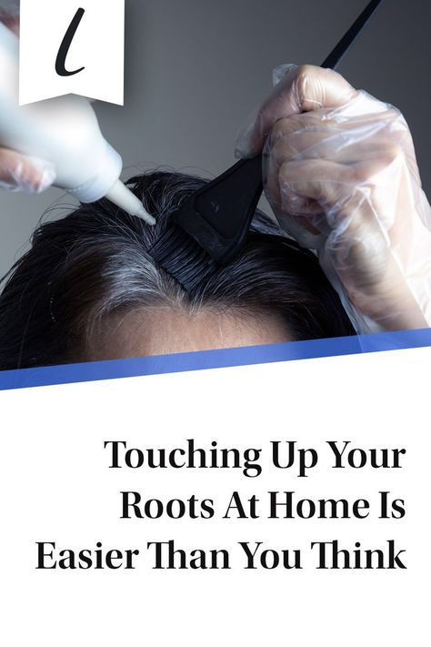 Doing your hair at home can be a gamble. Granted, if you're just styling a slicked back bun or wand curling your hair, the risks are low. Once you begin introducing more in-depth techniques, such as dye jobs, you're in for a bumpy ride unless you follow directions down to a science. Root touch-ups are another trial-and-error moment, but thanks to the pros, successfully touching up roots at home is easier than ever. #roottouchup Root Touch Up At Home, Slicked Back Bun, Hair Dye Tutorial, Curling Your Hair, Bumpy Ride, Root Touch Up, Just Style, Wand Curls, Touch Up