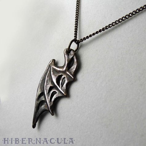 Laws Of Nature, Mythical Beasts, Mythical Beast, Bat Wing, Dragon Wings, Metal Clay, Bat Wings, Handmade Pendants, Snake Chain