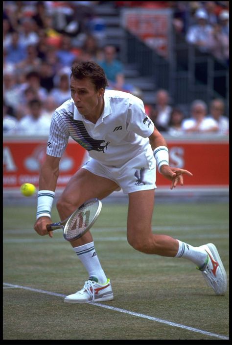 Ivan Lendl Tennis, Ivan Lendl, Tennis Legends, Tennis Players, Sport Fitness, Tennis, Running, Sports, Quick Saves