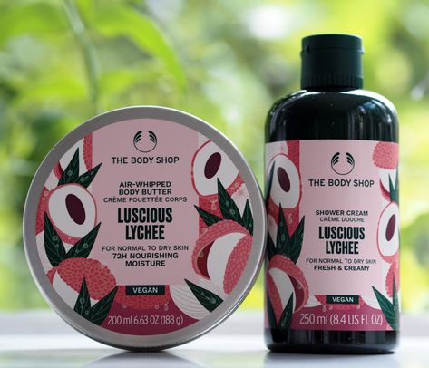 The Body Shop Body Wash, The Body Shop Logo, Body Cream Packaging, Shower Gel Packaging, Summer Perfumes, Shampoo Packaging, Summer Perfume, Body Shop At Home, Shower Cream