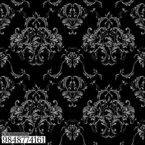 Black Bloxburg Wallpaper Codes, Victorian Wall Decals Bloxburg, Roblox Decal Wallpaper, Scary Decals Bloxburg, Victorian Wallpaper Decals Bloxburg, Goth Bloxburg Decals, Black Decal Codes, Dark Royal Wallpaper, Gothic Bloxburg Decals