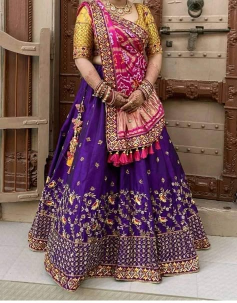 Marvadi Chaniya Choli, Yellow Chaniya Choli, Chaniya Choli Designs, Designer Bridal Lehenga Choli, Lehenga Designs Simple, Half Saree Designs, Choli Designs, Traditional Indian Outfits