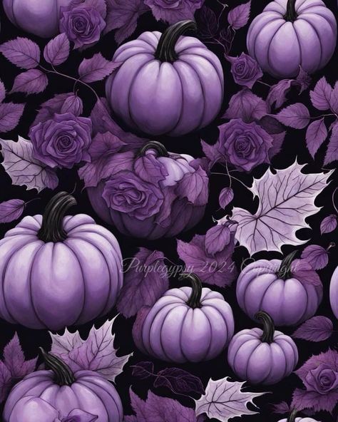 Purple Thanksgiving Wallpaper, November Purple Aesthetic, The Color Purple, Fall Wallpaper Purple, Purple Halloween Widgets, Purple Fall Wallpaper, Purple Autumn, Purple Autumn Aesthetic, Dark Purple Halloween Aesthetic