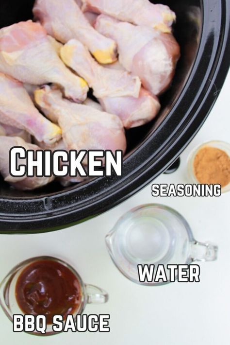 Crock Pot 3 Ingredients, Chicken Legs In The Crock Pot Easy, Chicken Leg Recipes Crockpot, Bbq Chicken Legs In The Oven, 3 Ingredient Crock Pot Chicken, Chicken Legs In The Crock Pot, Slow Cooker Chicken Legs Bone In, Croc Pot Bbq Chicken, Barbecue Chicken Legs In Crockpot