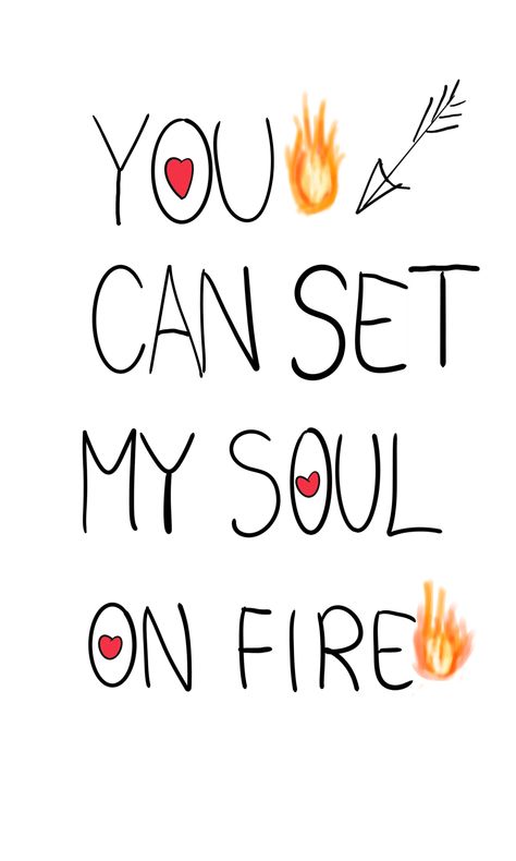 Valentines card "You can set my soul on fire" You Set My Soul On Fire, Valentines Lettering, Set My Soul On Fire, Valentines Letter, Soul On Fire, Valentines Card, Postcards For Sale, Fire Heart, On Fire