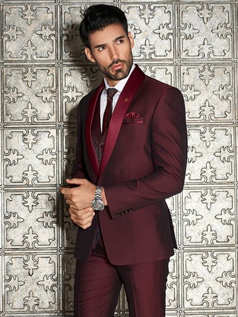 Maroon Blazer Outfit Men Wedding, Maroon Blazer Outfit Men, Coat Poses, Coat Suit For Men, Gents Coat, Maroon Tuxedo, Suit For Men Wedding, Maroon Suit, Suit Combinations