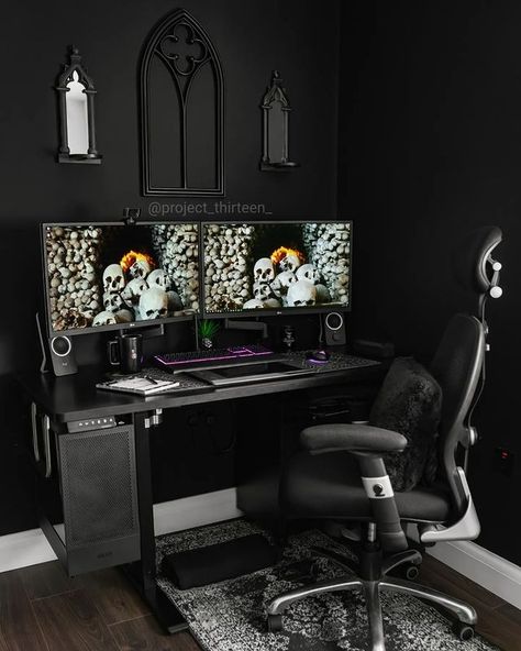 All Posts • Instagram Games Room Inspiration, Gothic Decor Bedroom, Office Corner, Loft Style Bedroom, Closet Clutter, Crystal Room, Maximalist Design, Desk Inspo, My Laptop