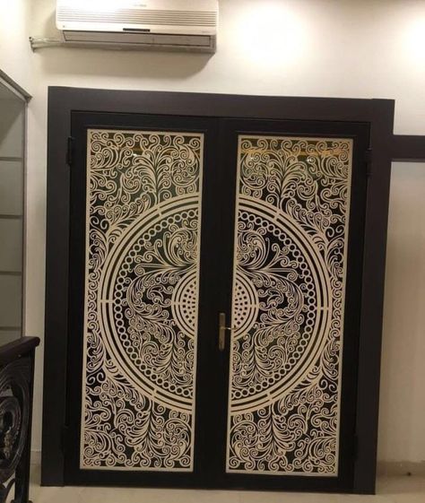 Cnc Main Gate Design, Cnc Gate Design Modern, Mandir Gate Design, Cnc Gate Design, Cnc Door Design, Cnc Doors, Cnc Door, Door Decoration Ideas, Door Decor Ideas