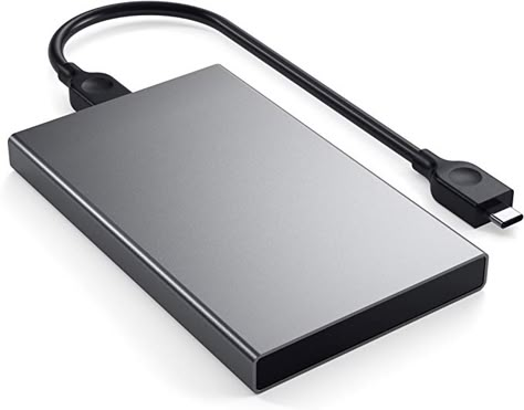 Amazon.com: Satechi Aluminum USB Type-C External HDD Hard Drive Disk Enclosure Case - Up to 10 Gbps - Compatible with Most 2.5-inch HDD and SSD (Space Gray): Computers & Accessories Laptop Photography, Custom Gaming Computer, Interactive Pdf, Hard Drive Storage, Computer Desk Setup, Dress Sewing Tutorials, Ram Memory, Hard Disk Drive, Hp Elitebook